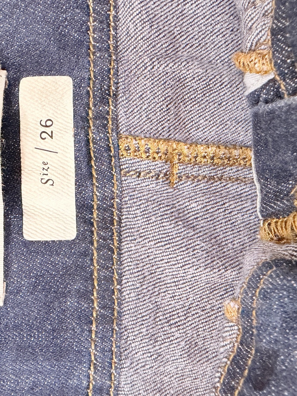 PILCRO Anthropologie High-Rise Wide Leg Retro Sailor Belted Jeans– Size 26 - Picture 5 of 6